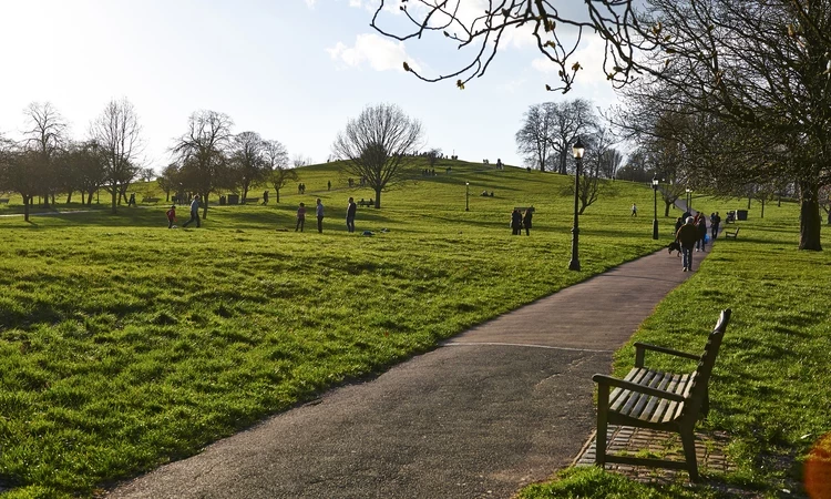 Park bench on Primrose Hill