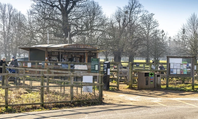 Diana car park kiosk