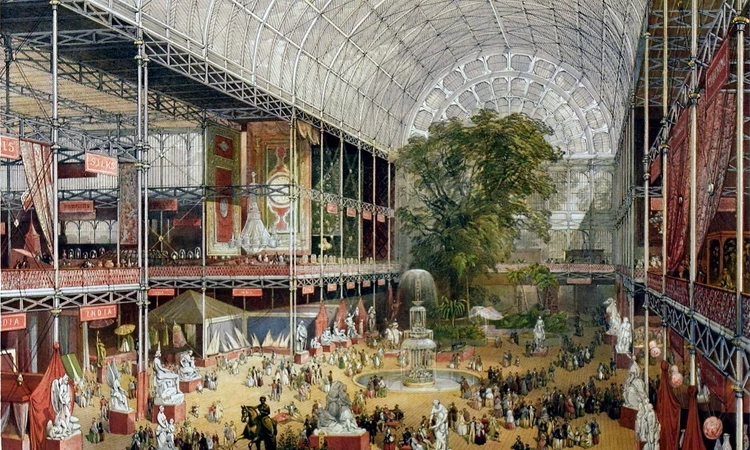 Crystal Palace interior in Hyde Park