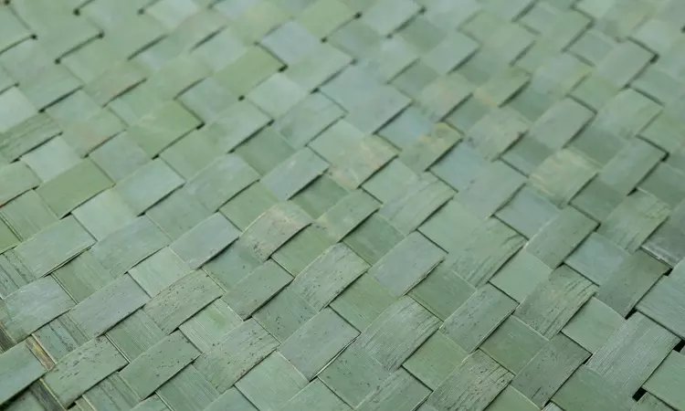 New Zealand flax (Harakeke) woven into fabric
