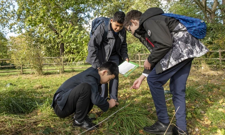 Secondary school students on the Green Futures workshop