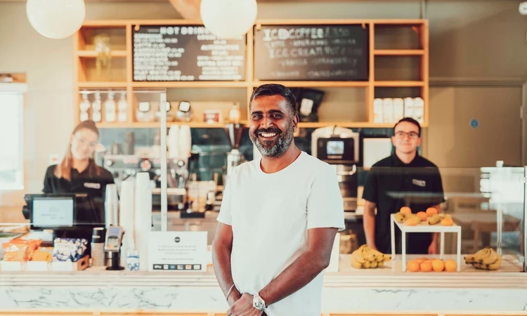 Staff inside Primrose Hill Café