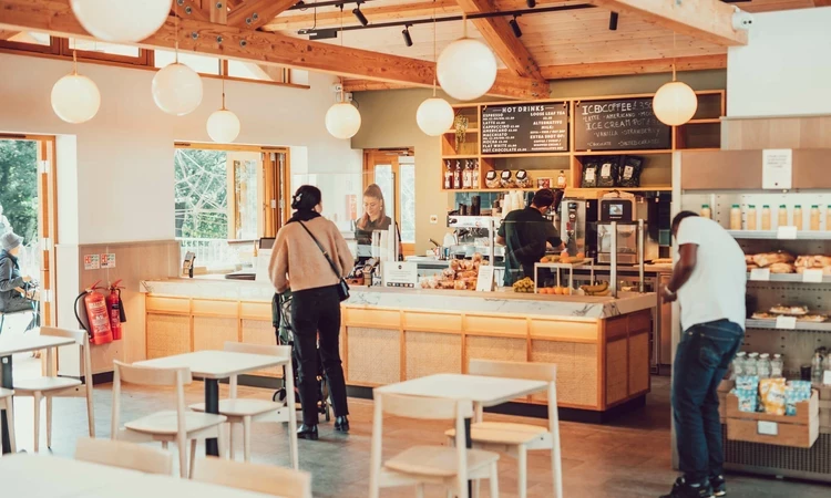 Inside the Primrose Hill Café