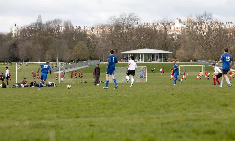 Football match by The Hub