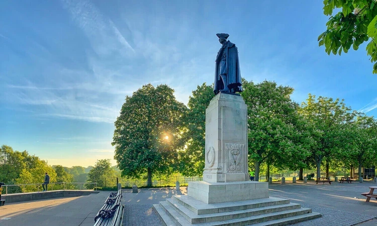 General Wolfe Statue in Greenwich Park