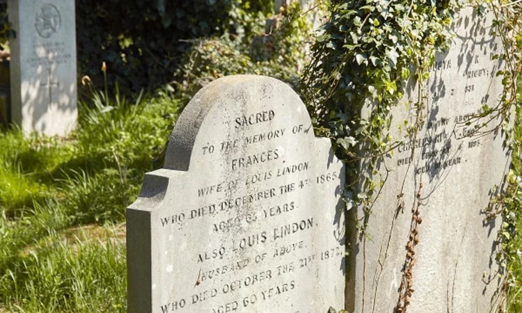 Fanny Brawne's grave.