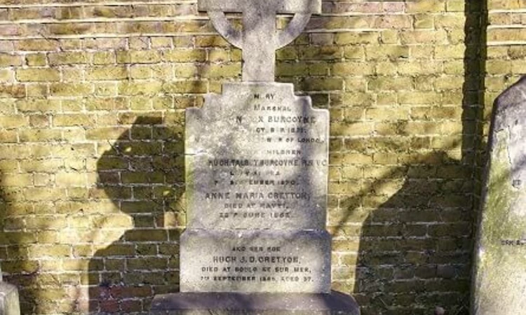 Hugh Burgoyne's grave