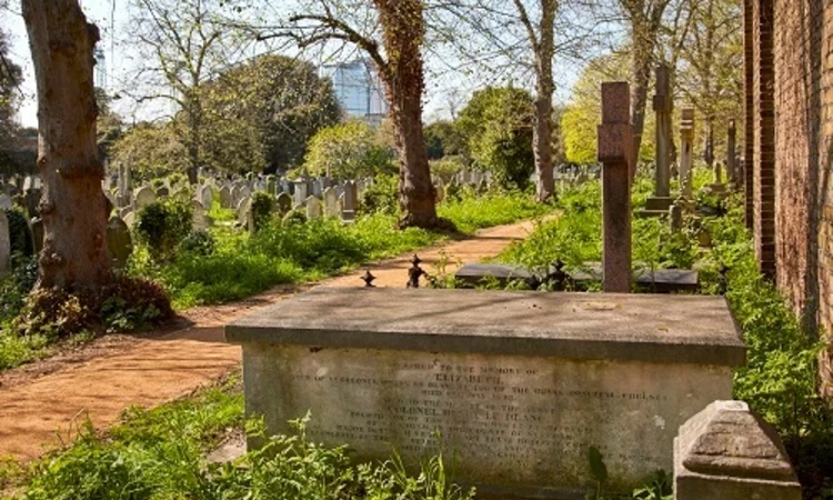 The le Blanc family grave.