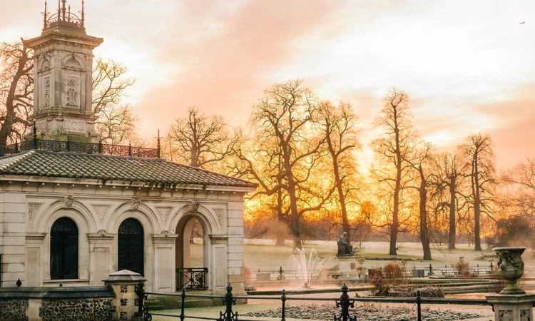 Italian Gardens in winter