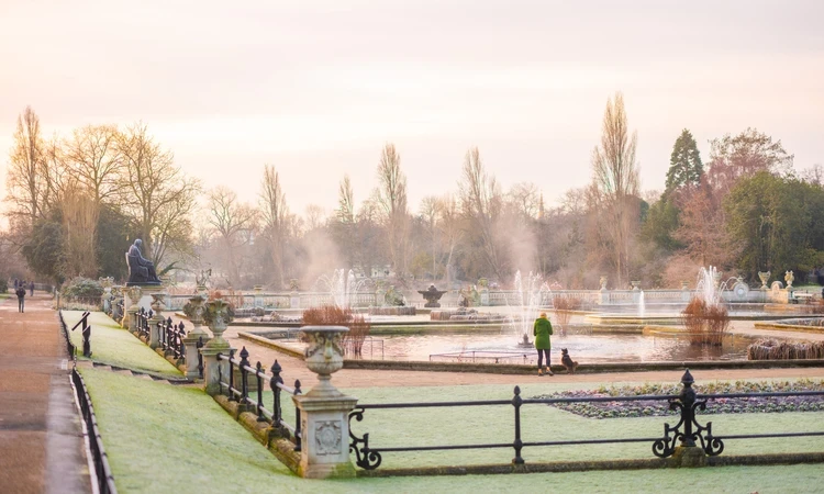 Italian Gardens in winter