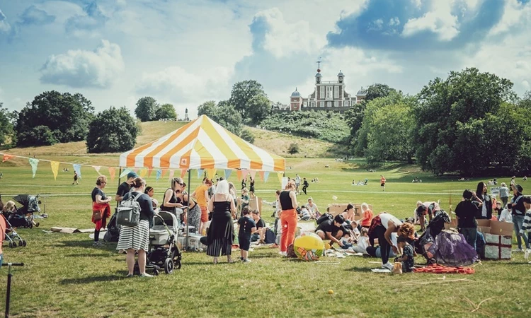 Community event in Greenwich Park