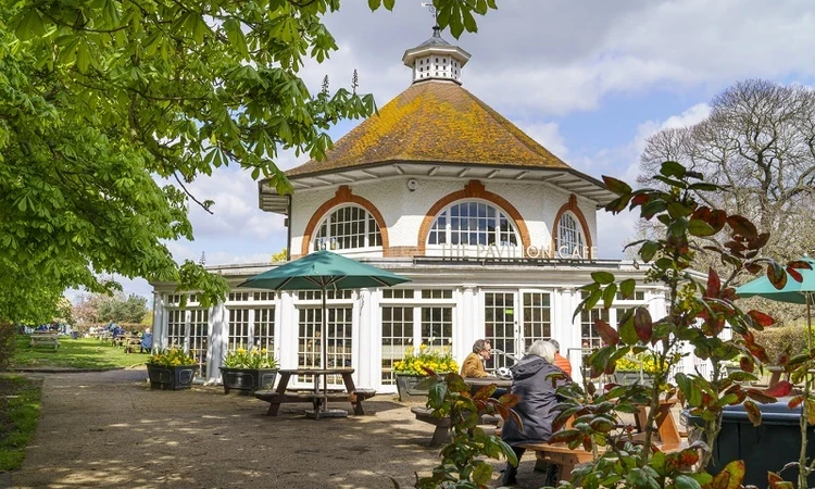 The Pavilion Café in spring