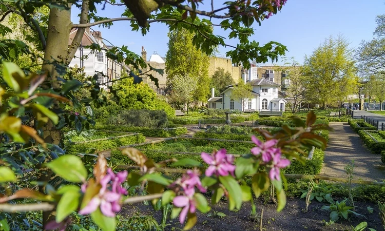 The Herb garden in spring