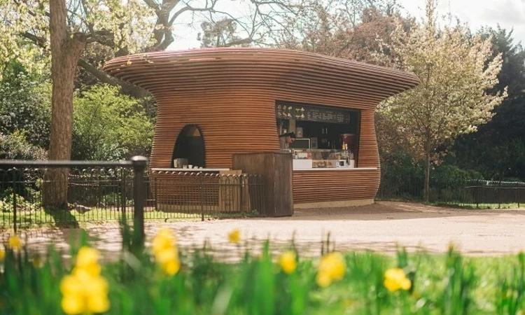 Refreshment points in St. James's Park