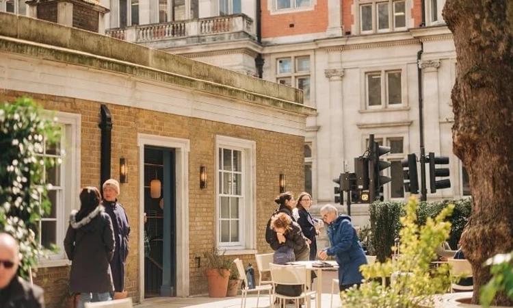 Storey's Gate Café in St James's Park