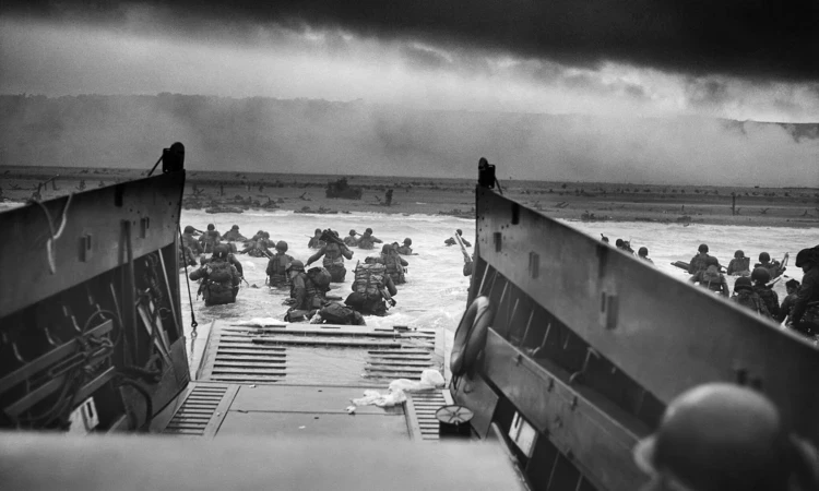 The D-Day landings in Normandy, 6 June 1944
