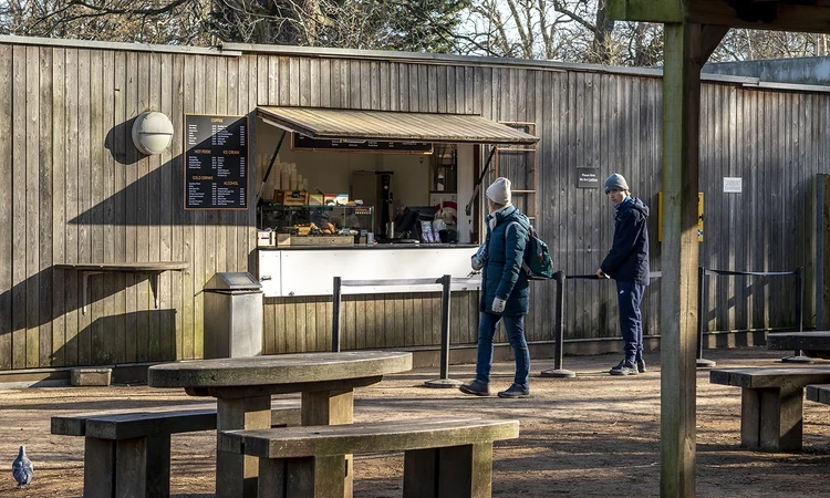 Pheasantry Café kiosk
