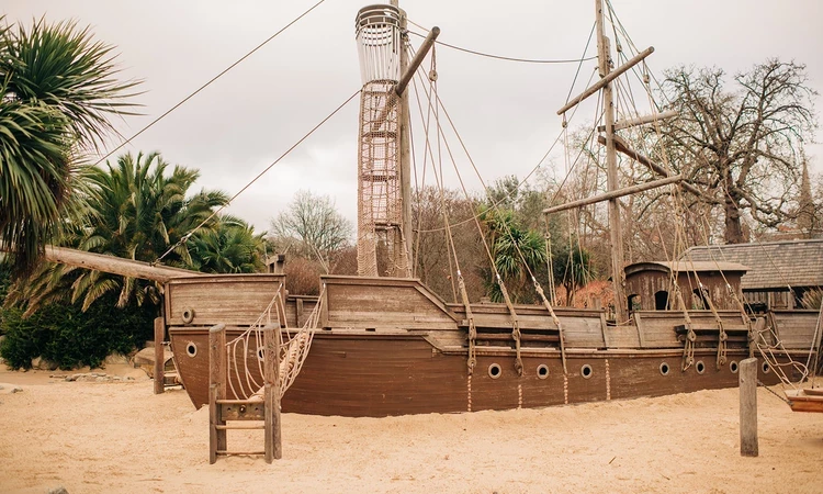 Pirate ship in the Diana, Princess of Wales Memorial Playground