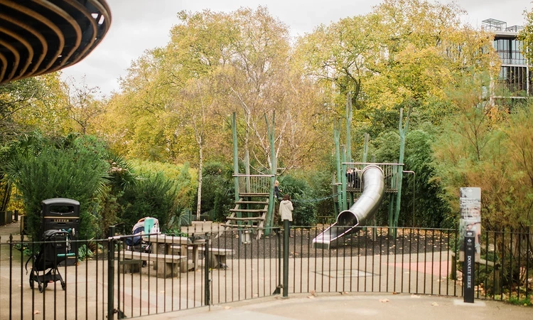 The playground in Hyde Park