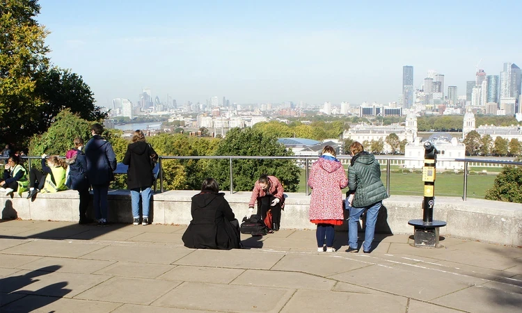The viewpoint by the Wolfe statue, before improvements
