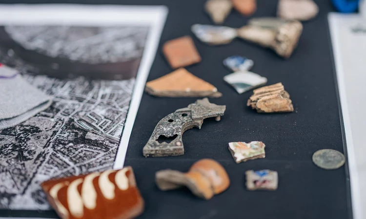 Archaeological finds on display