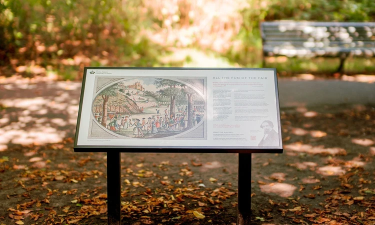Greenwich Park Revealed new signage