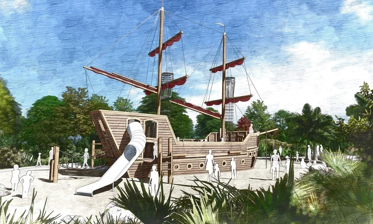 Diana memorial playground galleon