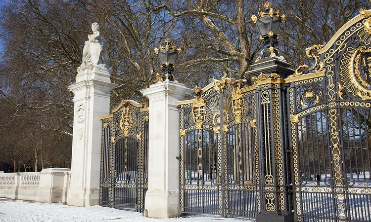Canada Gate in the snow