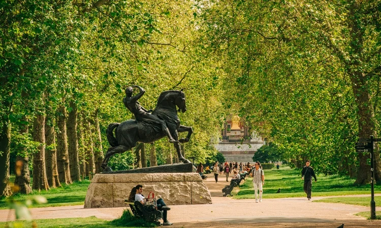 Physical Energy Statue Kensington Gardens Summer