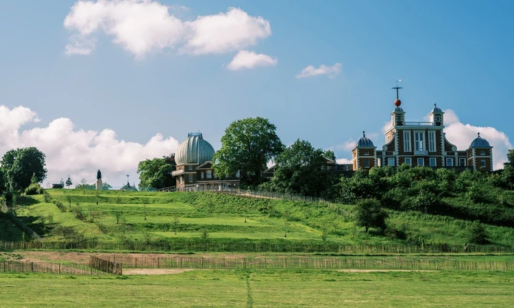 Landscape view of grand ascent at Greenwich Park