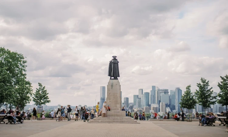General Wolfe statue Greenwich Park 