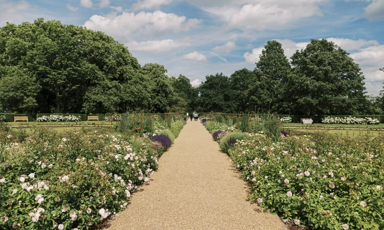 The re-opening of the Rose Garden in Greenwich Park