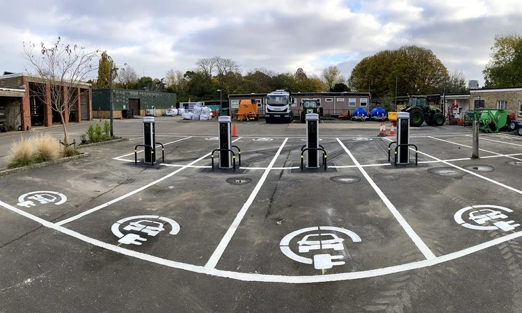 Electric vehicle charging stations