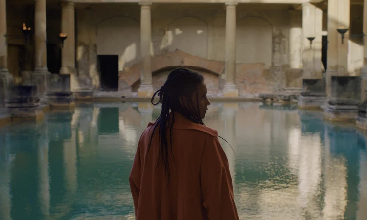 Leah Clements as appearing in Apophenia, a film still from 2026