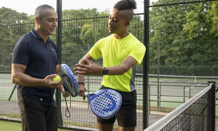 Adult Padel Coaching at The Courts
