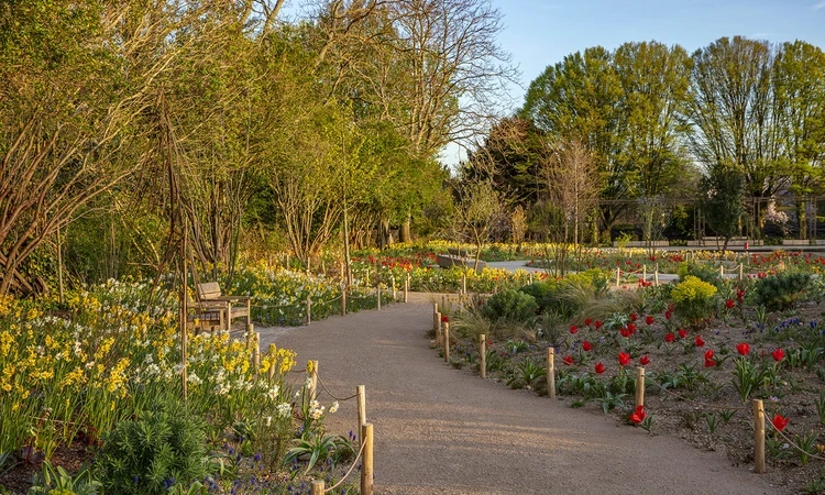 A network of smaller informal paths allow visitors to explore the garden further