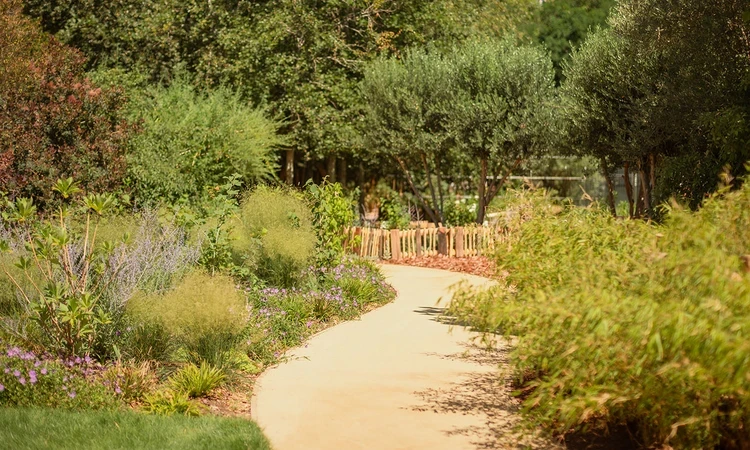 Winding pathway in the Diana, Princess of Wales Memorial Playground
