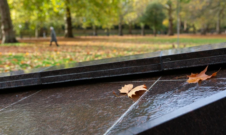 Canada Memorial in Autumn in Green Park