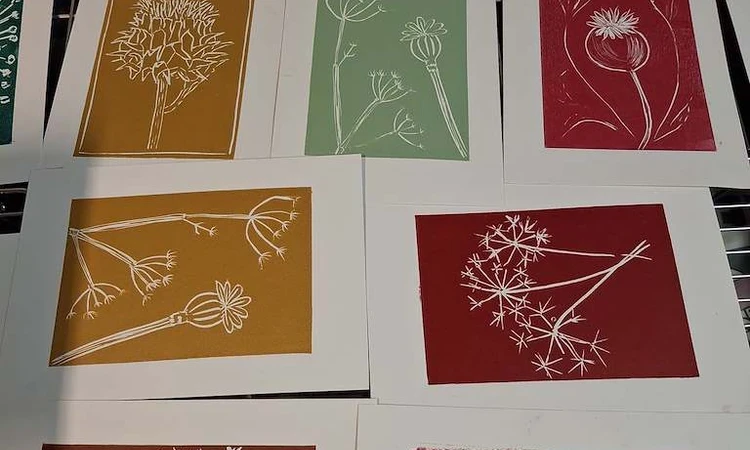 Lino printing 