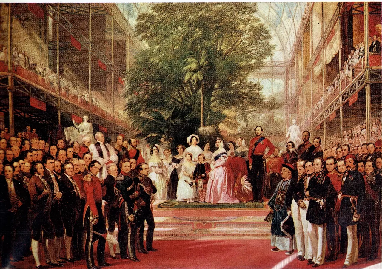 * Queen Victoria and Prince Albert at the Great Exhibition opening ceremony © The Hearsum Collection