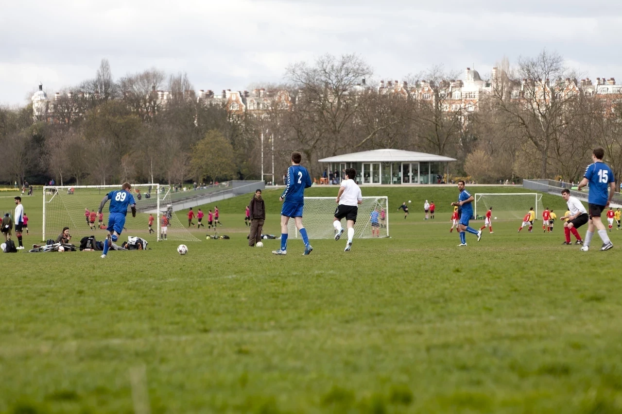 Football match by The Hub