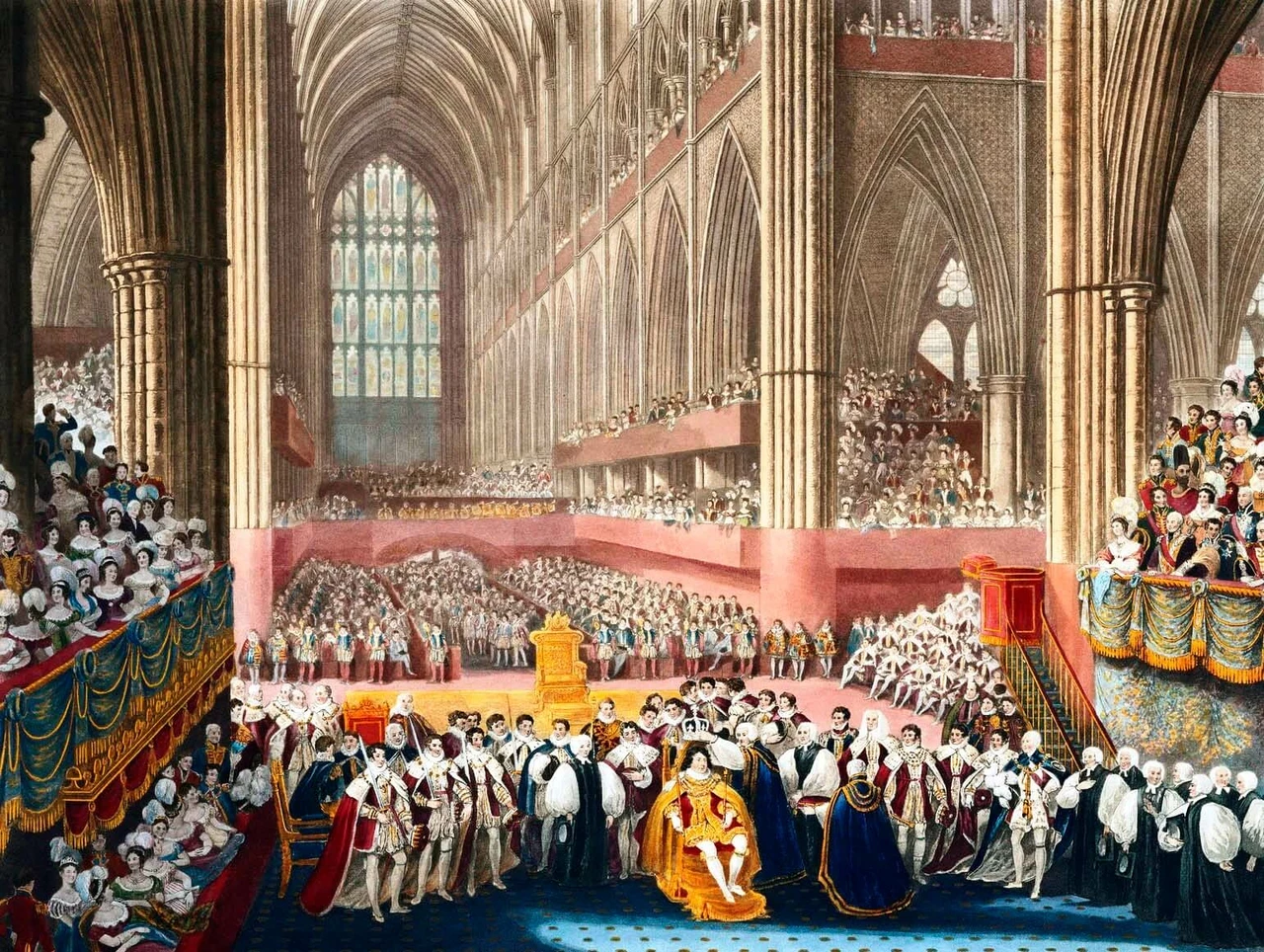 The coronation of George IV.