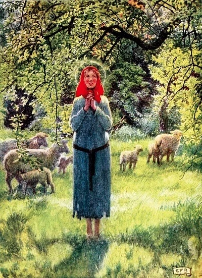 Joan of Arc, also from The Golden Book of Famous Women