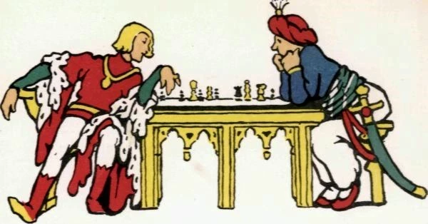 One of Eleanor’s illustrations from ‘The Sweet and Touching Tale of Fleur and Blanchefleur’, translated by Mrs Leighton.