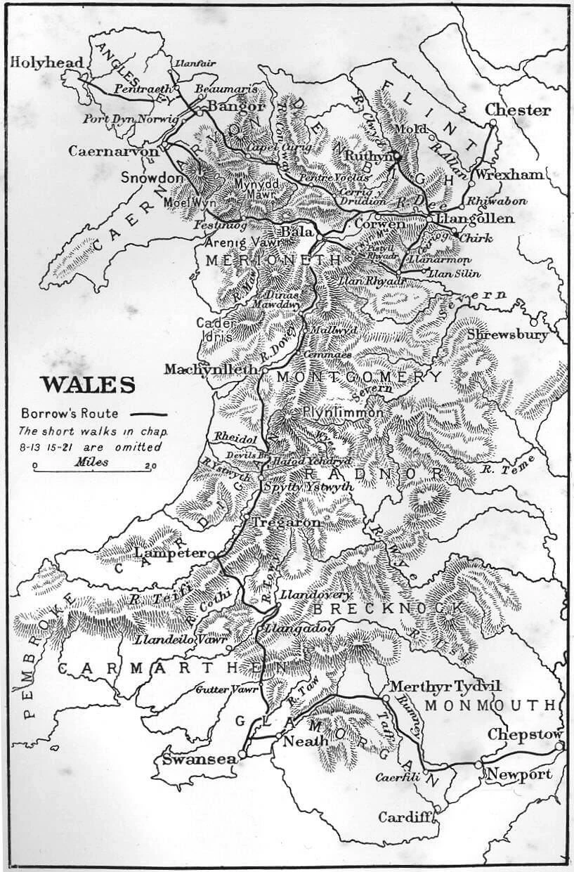 George’s book Wild Wales was a ‘romantic account of his Welsh tours’.