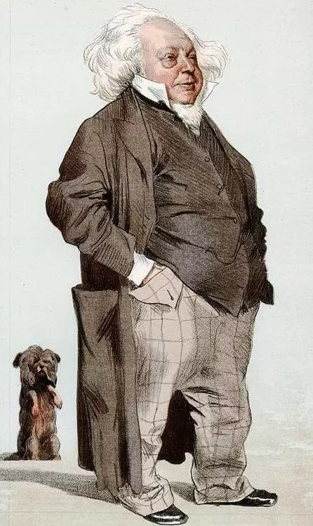 Henry Cole caricature