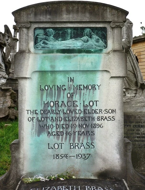 The sculpture by Arthur Stanley Young.