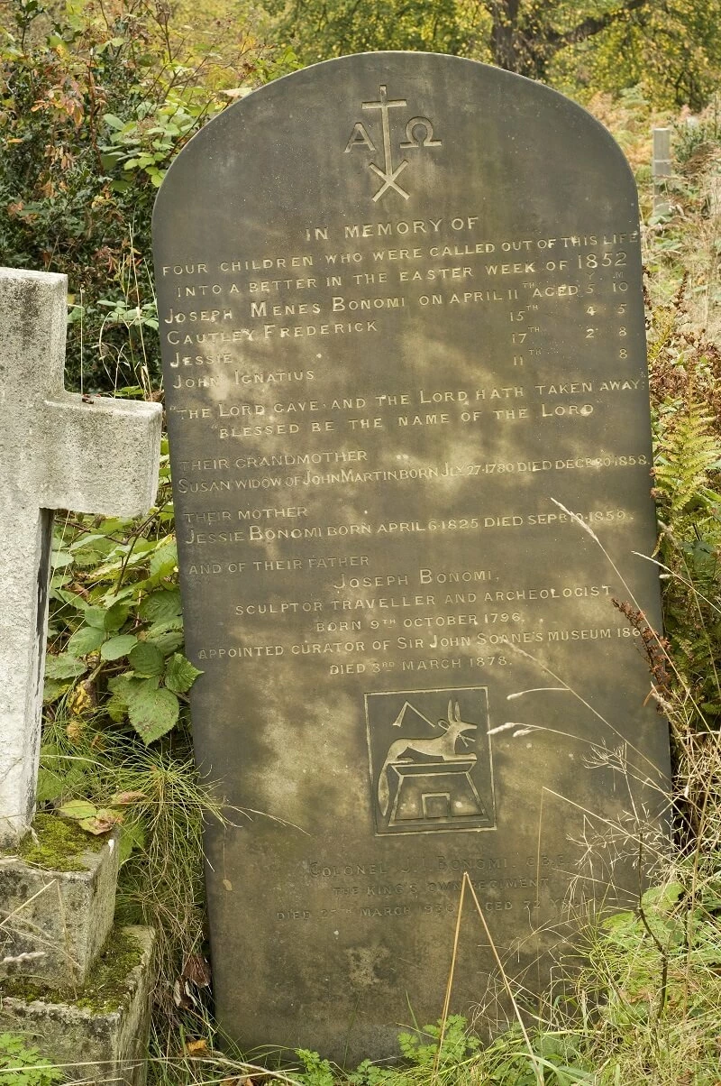 Joseph Bonomi grave