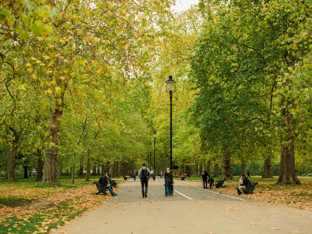 Hyde Park in autumn