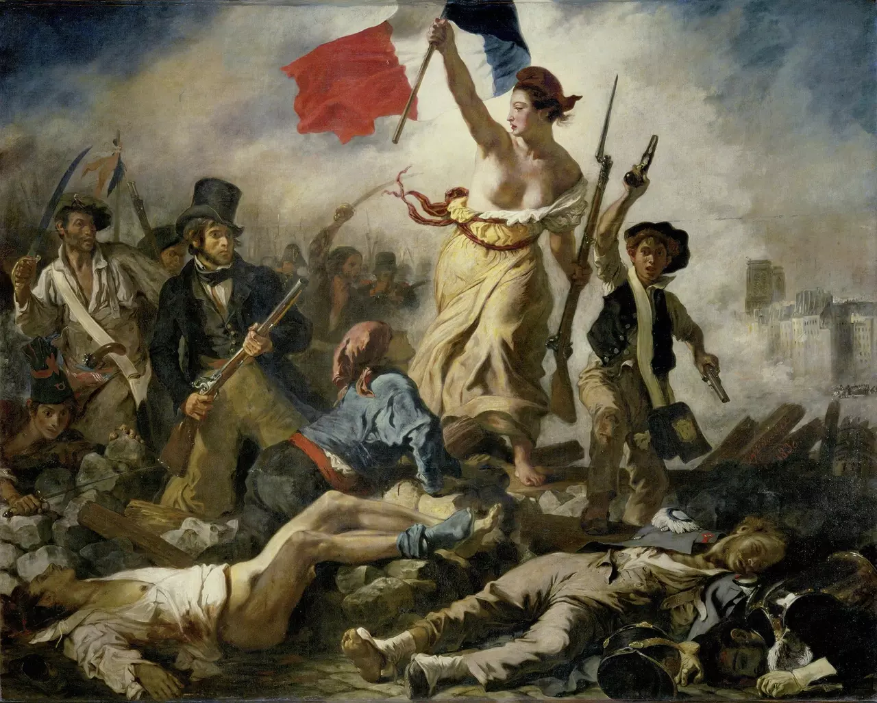'La Liberté guidant le peuple' by Eugène Delacroix, 1830